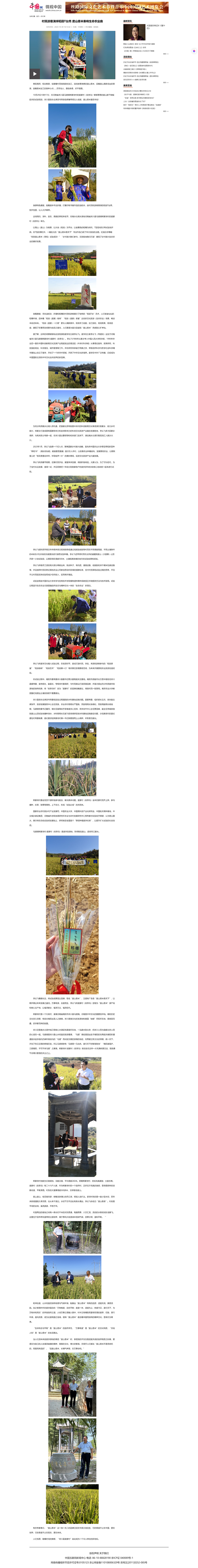 村民游客演绎稻田T台秀 度山香米奏响生命农业曲-微视中国_中国网 村民游客演绎稻田T台秀 度山香米奏响生命农业曲-微视中国_中国网